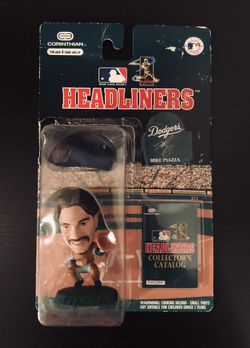 1996 Mike Piazza LA Los Angeles Dodgers MLB Baseball Corinthian Headliners 3” Action Figure - BRAND NEW!