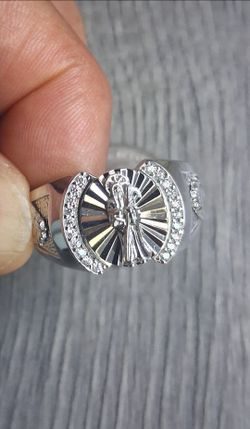 Anillo de la santa medida #13 plata 925