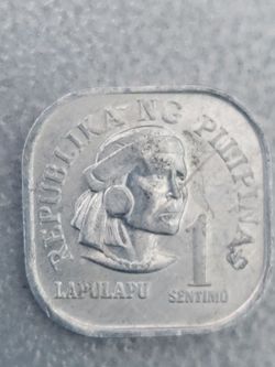 1975 Square Aluminum Philippines Cent