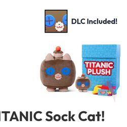 Roblox Titanic Pet Simulator Sock Cat - Brand New - Unopened 