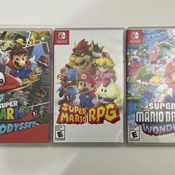 Nintendo switch 3 games