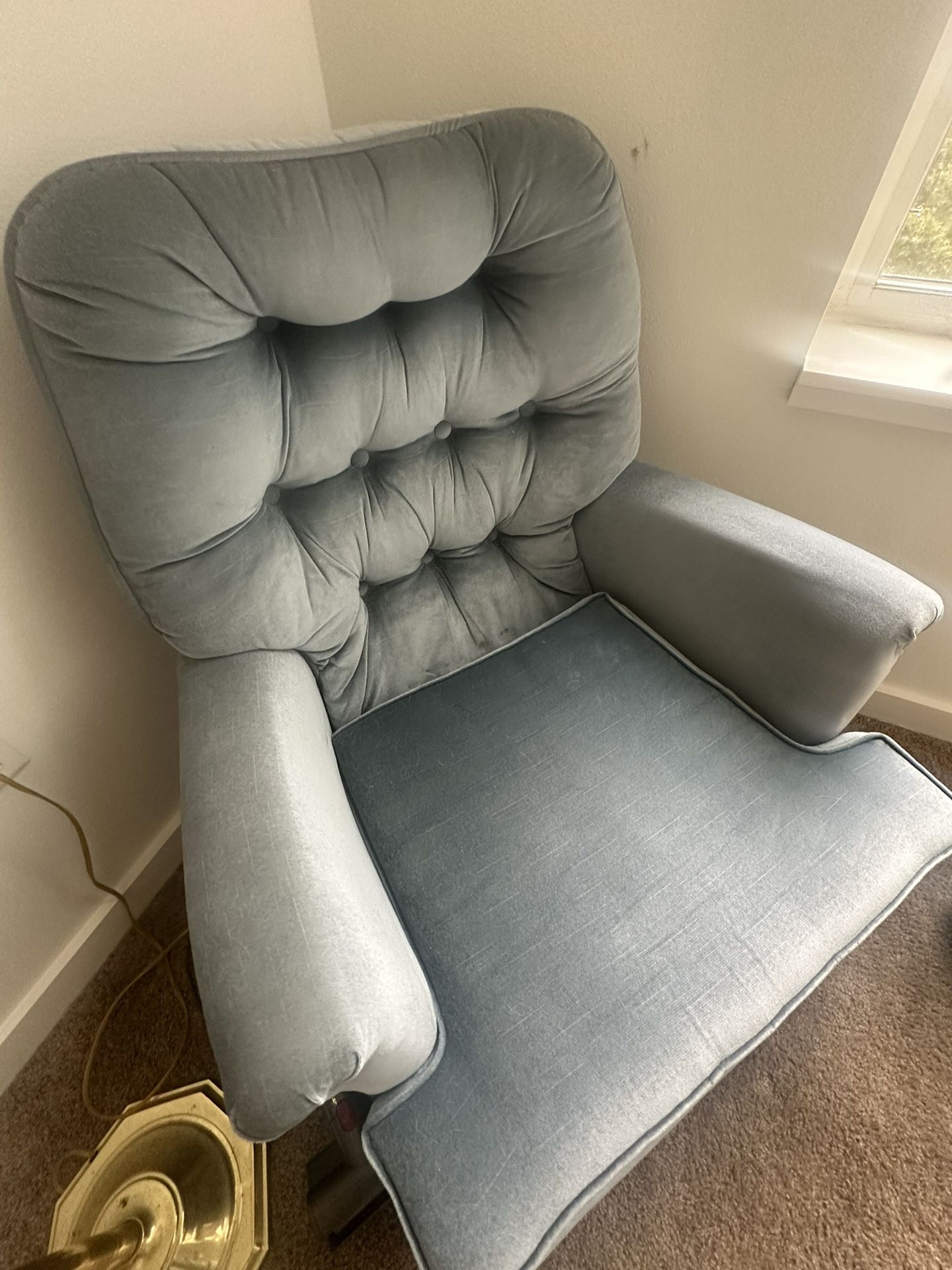 Cozy Blue Armchair