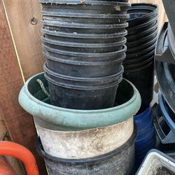Assorted Used Garden Pots