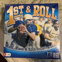 1ST & Roll pass and kick way to victory game board NEW FACTORY SEALED