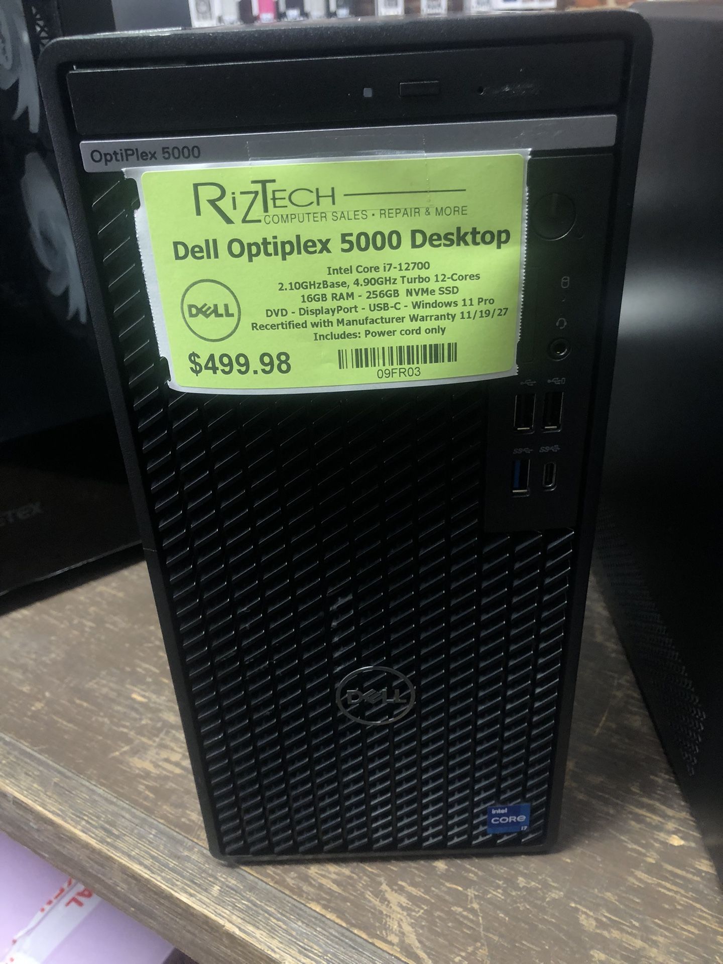 Dell OptiPlex 5000 Desktop - $499.98