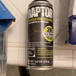U-Pol Raptor 2K Aerosol Truck Bedliner Protective Coating - Black