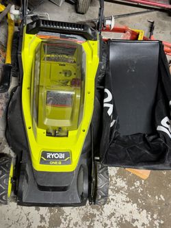 Ryobi lawn mower one+ - no battery