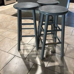 3 Bar Stools 