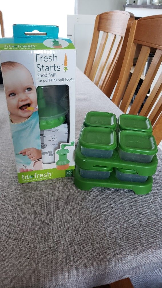 Food Mill & Freezable Containers