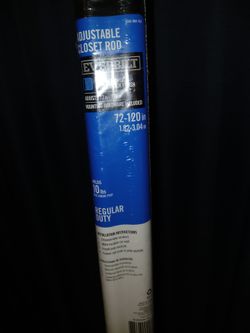 Everbuilt adjustable closet rod