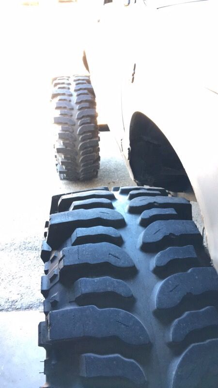 44" boggers on 20" wheels