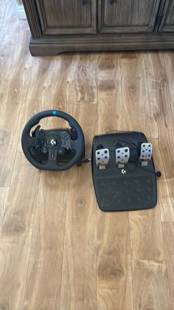 Ps5 Controller Charger, Steering Wheel, and Pedals