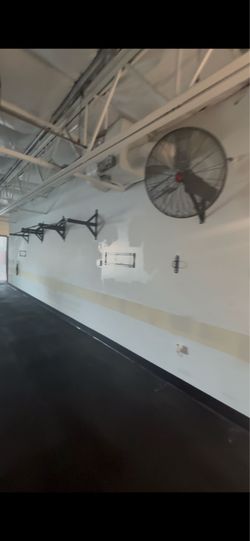 Gym Floor/Bars/Fans