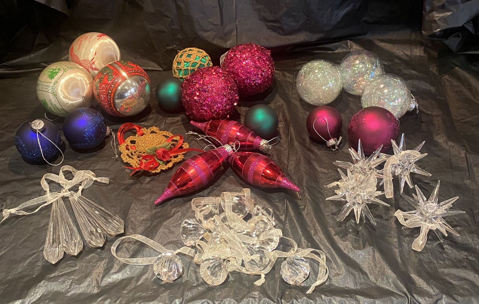 Vintage Mix Lot Christmas Ornaments