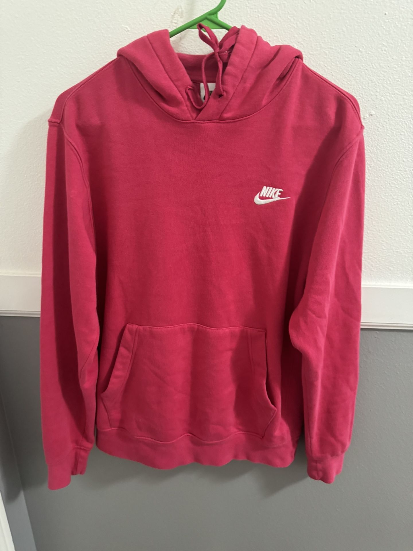 Men’s Nike size, small dark pink hoodie