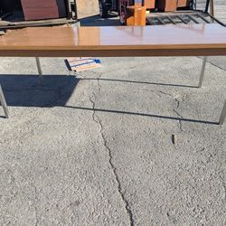 Vintage Mid Century Dining Or Conference Table 