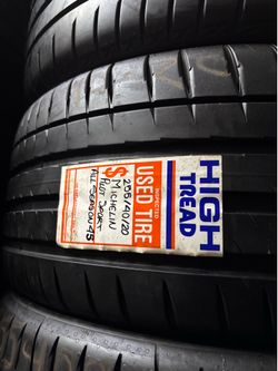 255/40/20 MICHELIN PILOT SPORT ALL SEASON (1 TIRE ONLY USED)