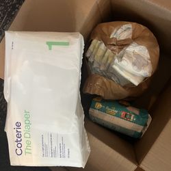 Coterie And Pampers Size 1 Bundle 