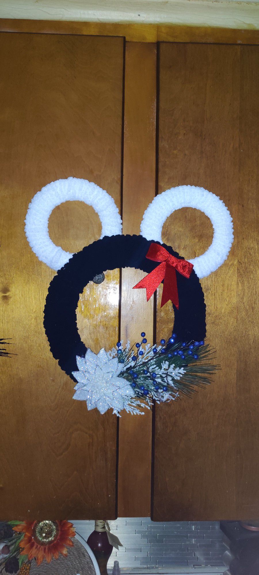Mickie Mouse Door Wreath