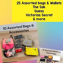 Purse wallets 25 Assorted Lot