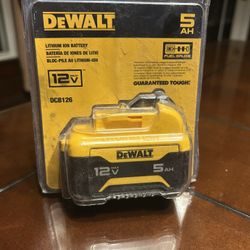 DeWalt 12v 5 Ah Battery