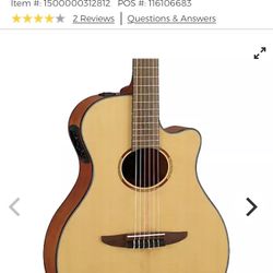 Yamaha NTX1 Acoustic-Electric Classical Guitar  Natural