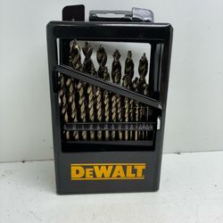 Dewalt Cobalt Alloy Steel Pilot Point Drill Bit Set 213744/11