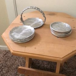 Aluminum, Antique Coasters