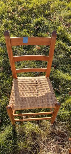 Light weight wooden, wicker, and metal chairs
