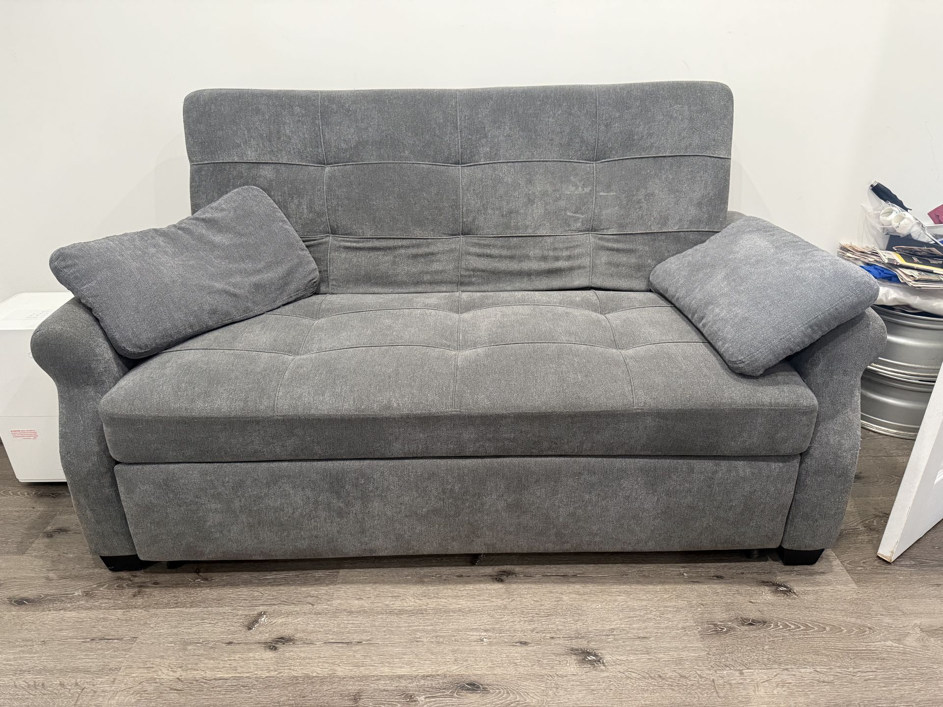 Convertible Sleeper Sofa Bed with Cushions