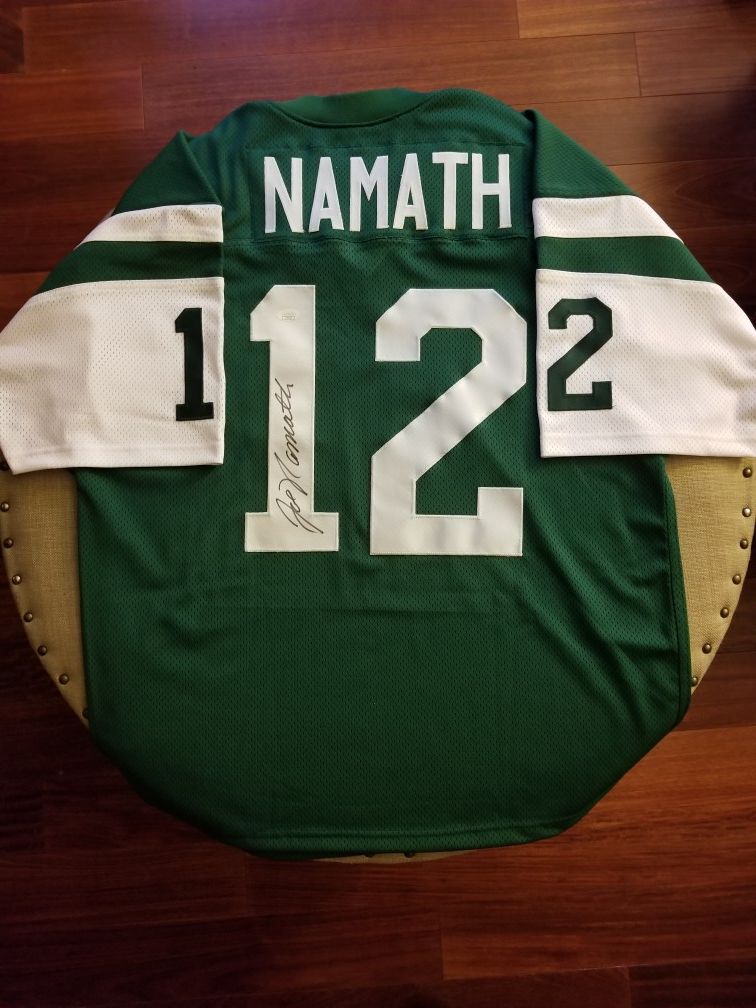 New York Jets Joe Namath signed jersey