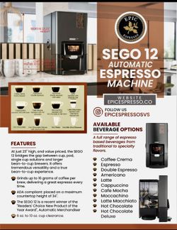 Automatic Espresso Machine Home , Business, Office , Waiting Rooms