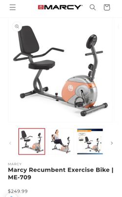 Marcy Recumbent Exercise Bike | ME-709