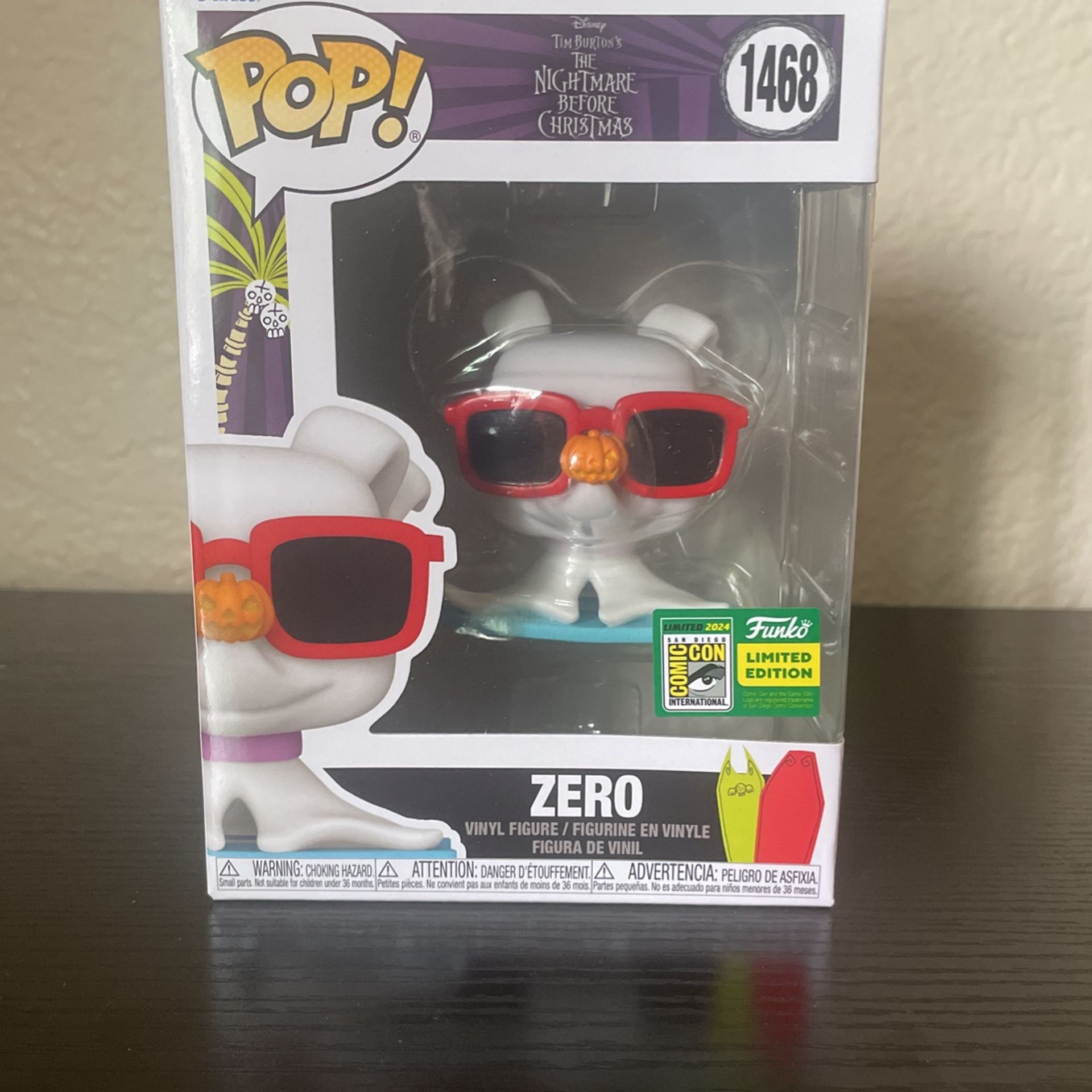 Pop! Disney: The Nightmare Before Christmas - Zero (2024 SDCC2024 Event Exclusive)