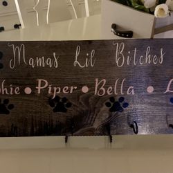 Custom dog Leash Holder Organizer