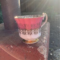 Taylor & Kent: Antique Pink Bone China Tea Cup 