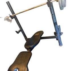 Bench press with equipment