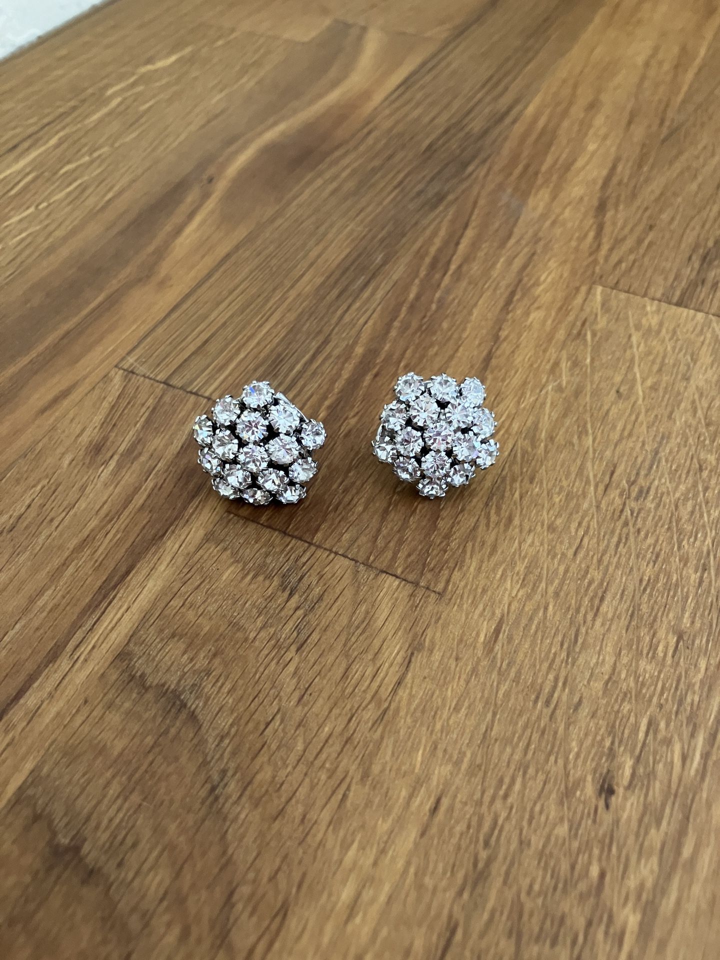 Crystal & Silver Earrings 