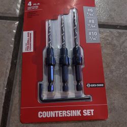 milwaukee CounterSink Drill Bit Set