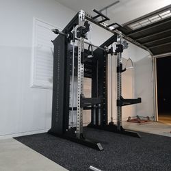 🔥NEW Vesta Pioneer 3in1 | Functional trainer | Squat Rack | Smith Machine | 200lbs weight stack | Gym Equipment | Commercial Grade | FREE DELIVERY 🚛