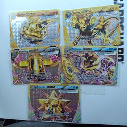 Pokémon TCG BREAK Holo Cards Lot - Carbink, Luxray, Greninja (5)