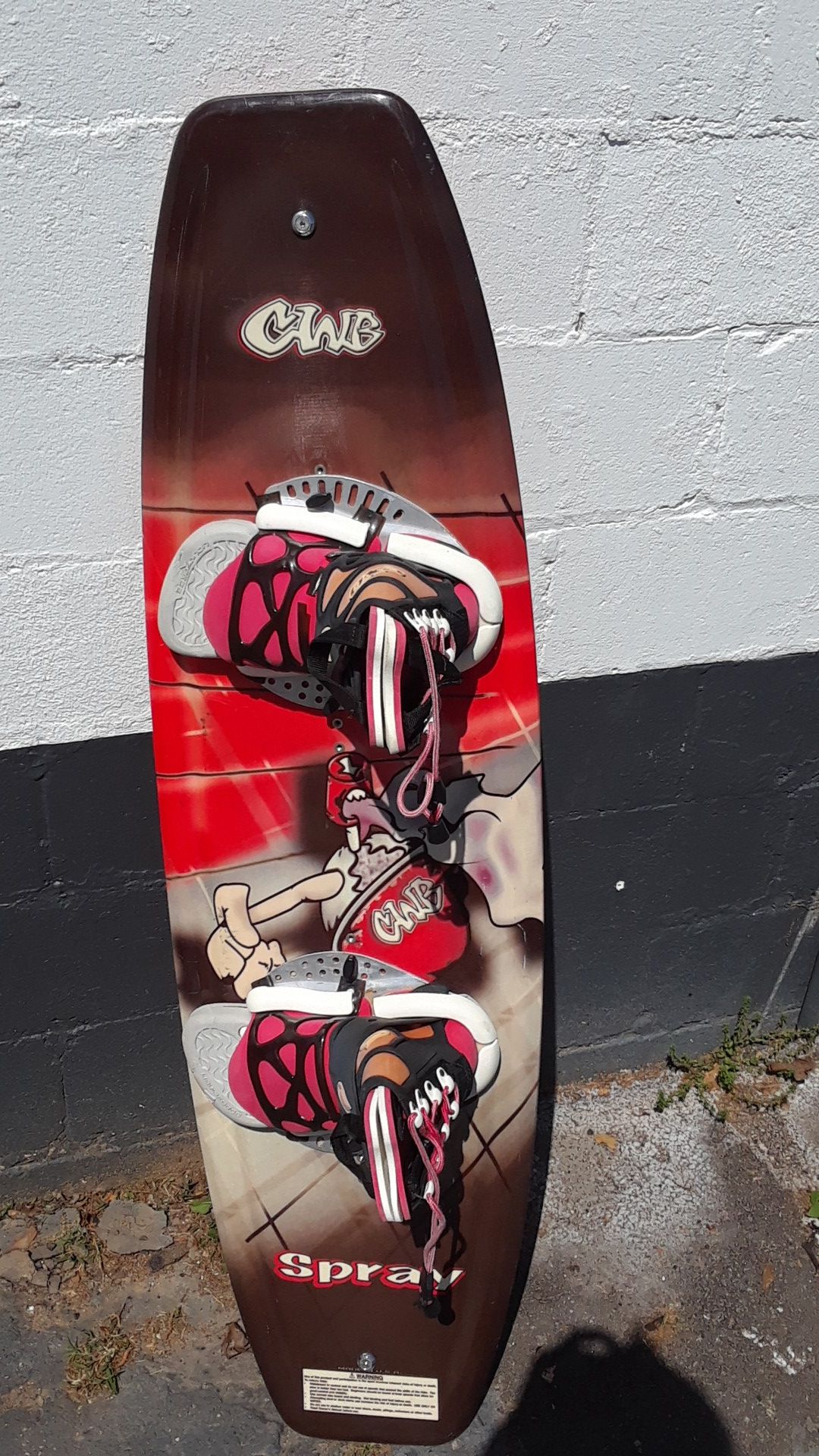 Wakeboard(CWB Spray 56") With Boots