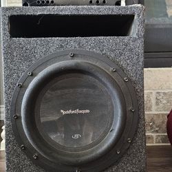 Rockford Fosgate P3 Sub and Rockford Fosgate P300-2 Amplifier 