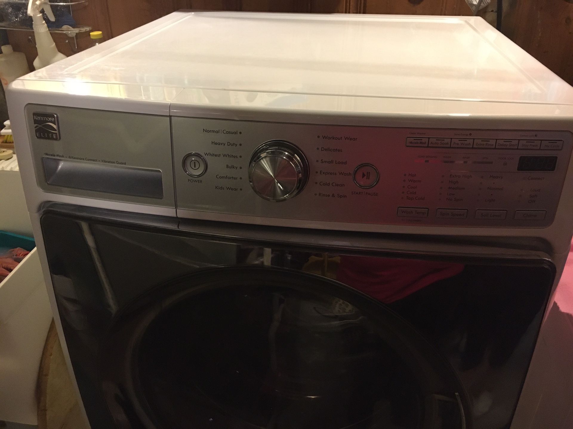 KENMORE ELITE FRONT LOAD WASHER