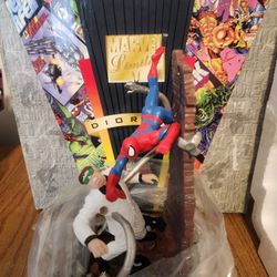 Spider-Man vs Dr Octopus diorama