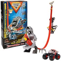 NEW Monster Jam 1:64 Scale ThunderROARus Playset – Exclusive Truck Included!