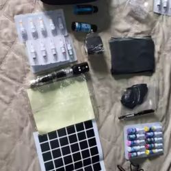 Brand New Tattoo Kit W Fake Skins Untouched 