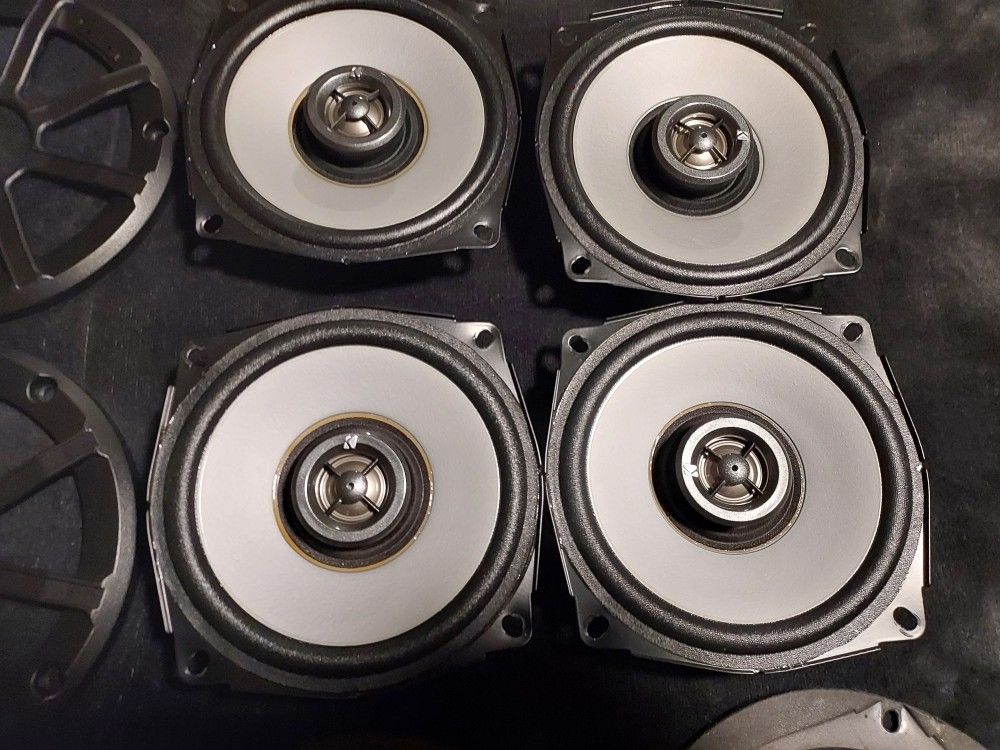 Kicker 6.5" Coaxial Powersport Speakers 2-Ohm