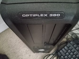 Dell Optiplex 380 W/ Dual Screens Keyboard And Mouse