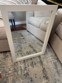 NEW OVE Decors White 20" × 28" Bathroom Mirror / Cabinet - Never used still in